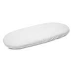 Lakan frotté för vagn vit 35x75