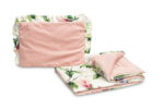 Vagnset Velvet rosa med volang magnolia - Bild 2