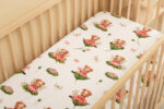 Dra på lakan Teddy in flowers Bomull 120x60cm - Bild 4